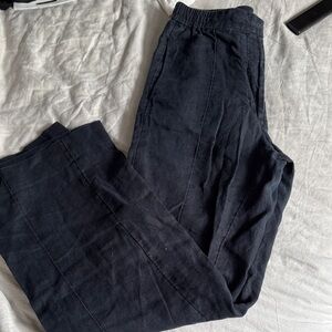 COS Women's Charcoal Wide Leg Pants